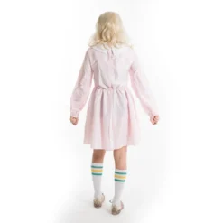 Eleven Pink Dress Stranger Costume 6 Eleven Pink Dress Stranger Costume -BodySocks Custume Sale 3