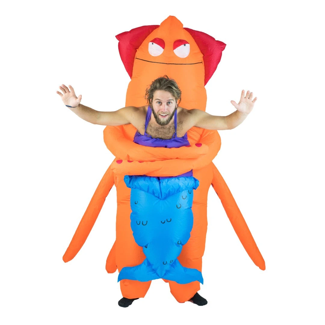 Inflatable Squid Monster Costume 1 Inflatable Squid Monster Costume