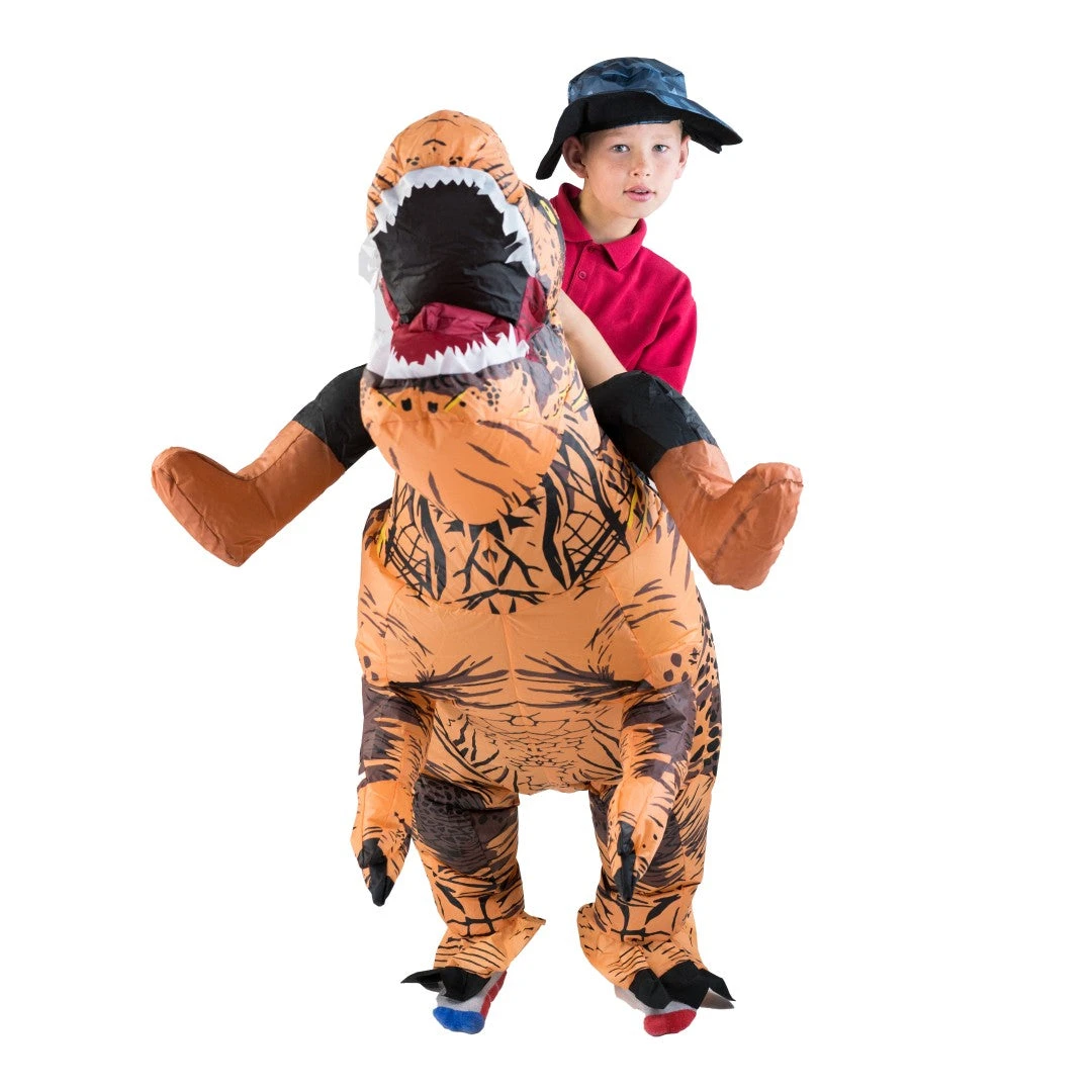 Kids Deluxe Inflatable Dinosaur Costume 1 Kids Deluxe Inflatable Dinosaur Costume