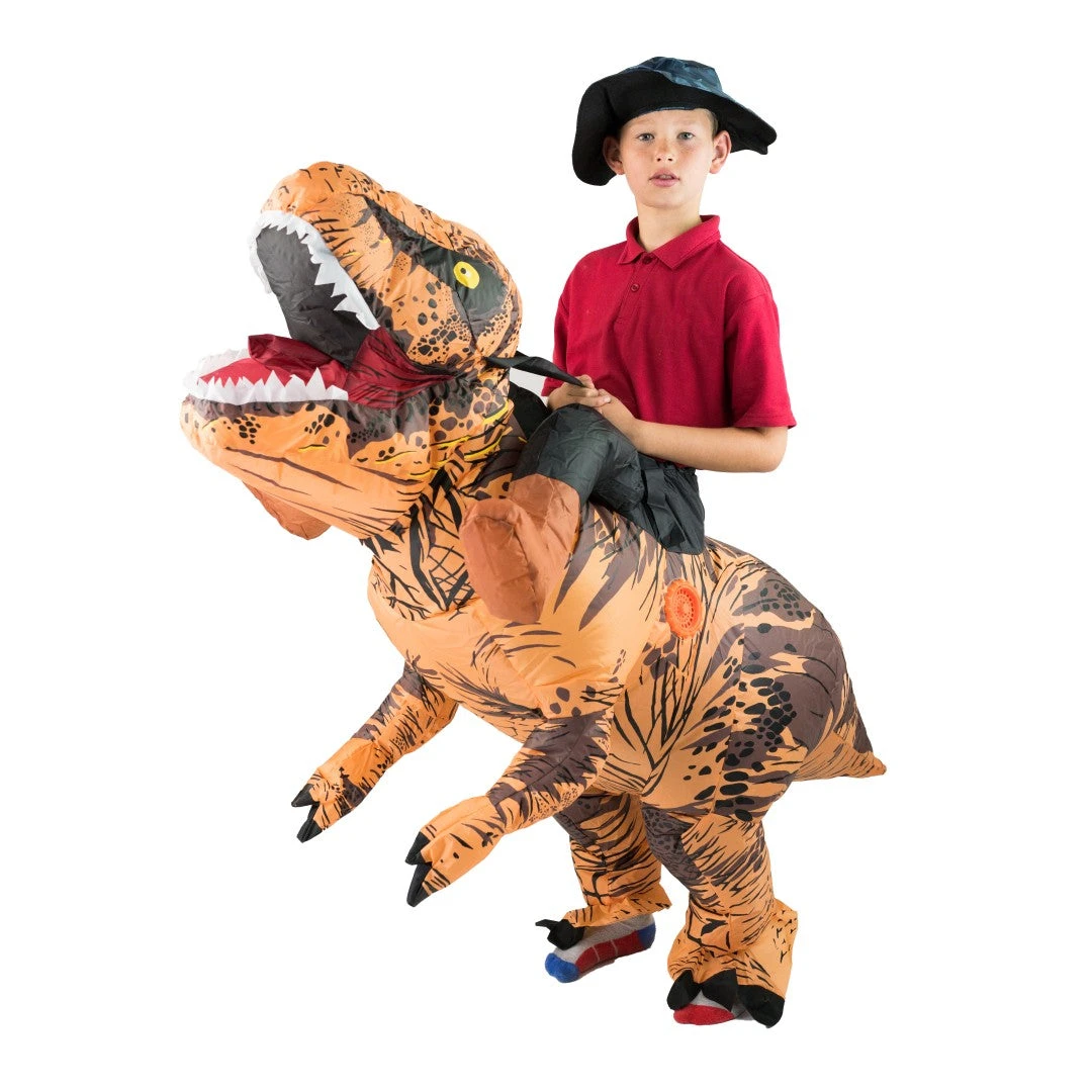 Kids Deluxe Inflatable Dinosaur Costume 2 Kids Deluxe Inflatable Dinosaur Costume - Image 2