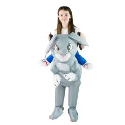 Kids Inflatable Rabbit Costume -BodySocks Custume Sale DSC00792