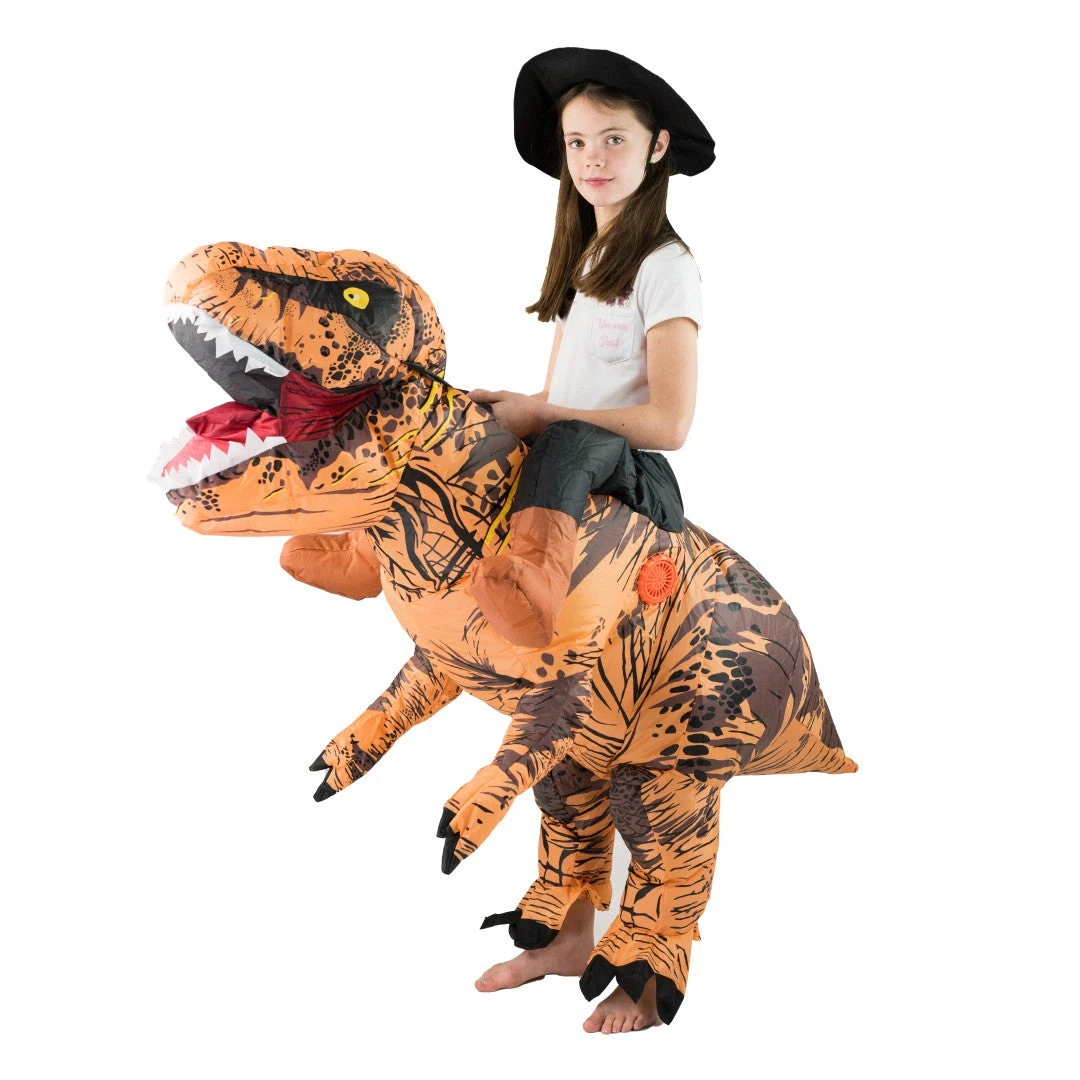 Kids Deluxe Inflatable Dinosaur Costume 5 Kids Deluxe Inflatable Dinosaur Costume - Image 5