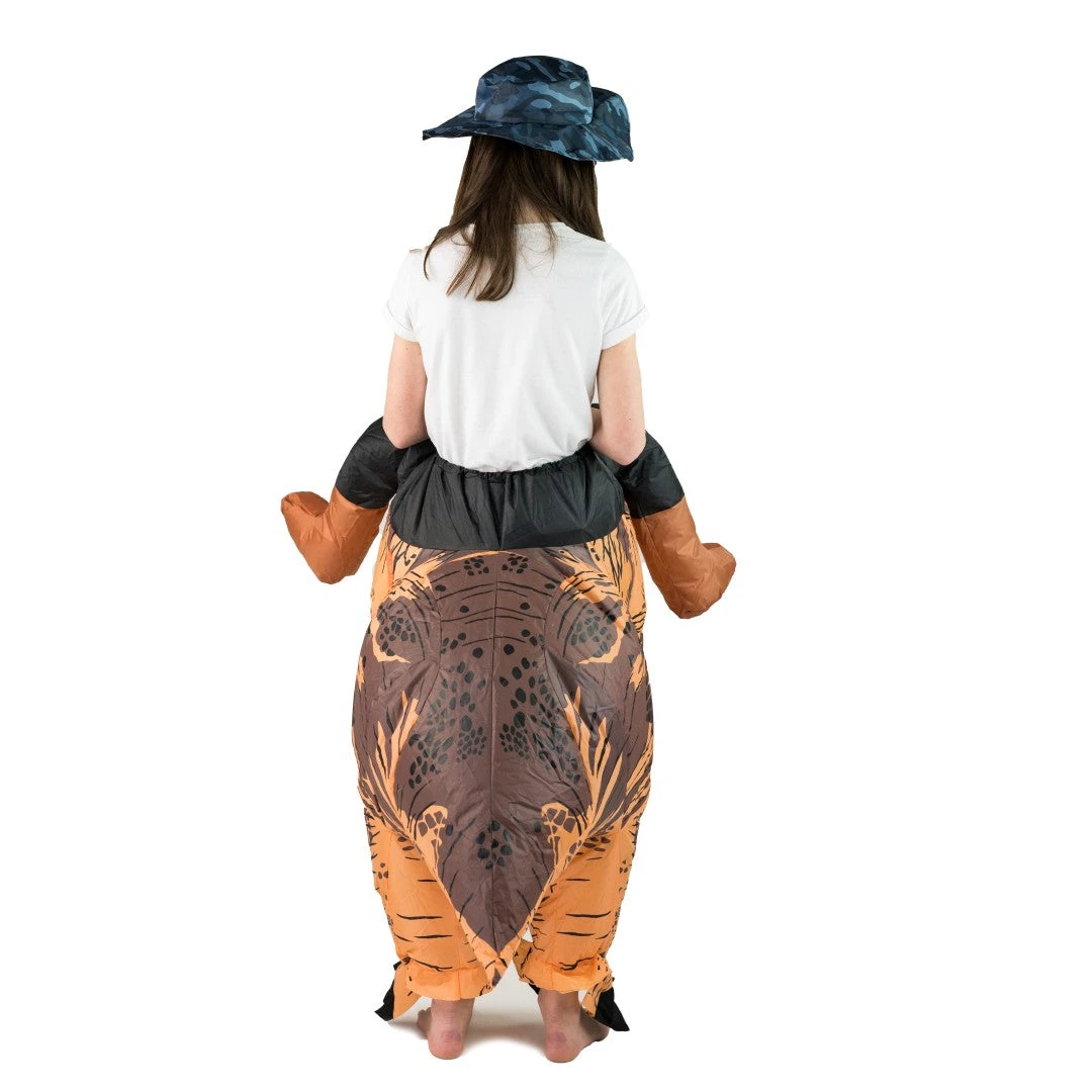 Kids Deluxe Inflatable Dinosaur Costume 6 Kids Deluxe Inflatable Dinosaur Costume - Image 6