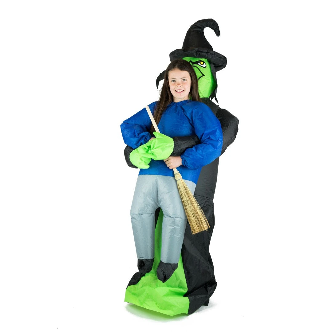 Kids Inflatable Lift You Up Witch Costume 2 Kids Inflatable Lift You Up Witch Costume - Image 2