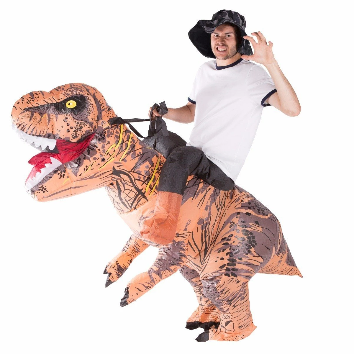 Deluxe Inflatable Dinosaur Costume 1 Deluxe Inflatable Dinosaur Costume