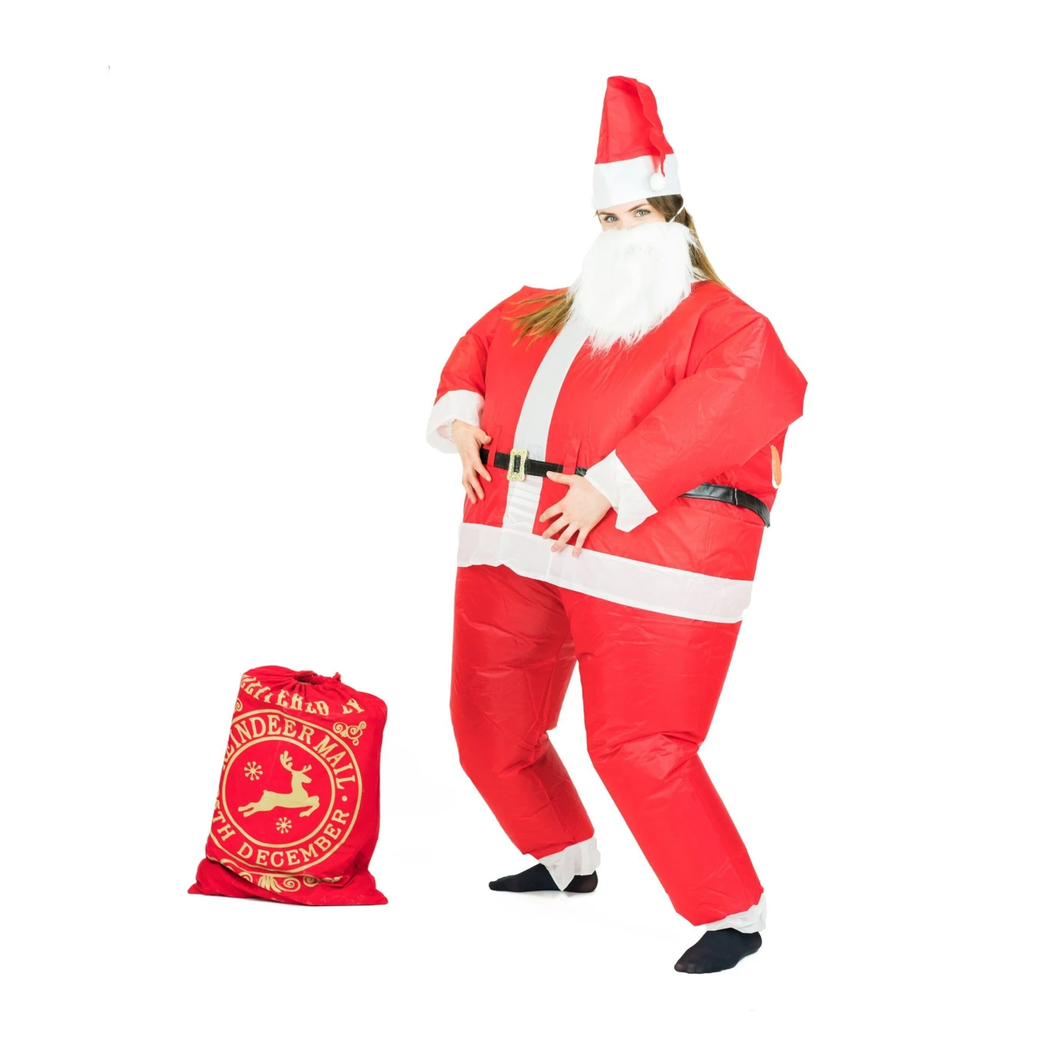 Inflatable Santa Costume 1 Inflatable Santa Costume