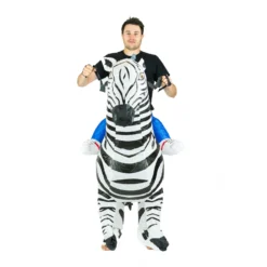 Inflatable Zebra Costume -BodySocks Custume Sale fancy dress inflatable zebra costume 5 scaled