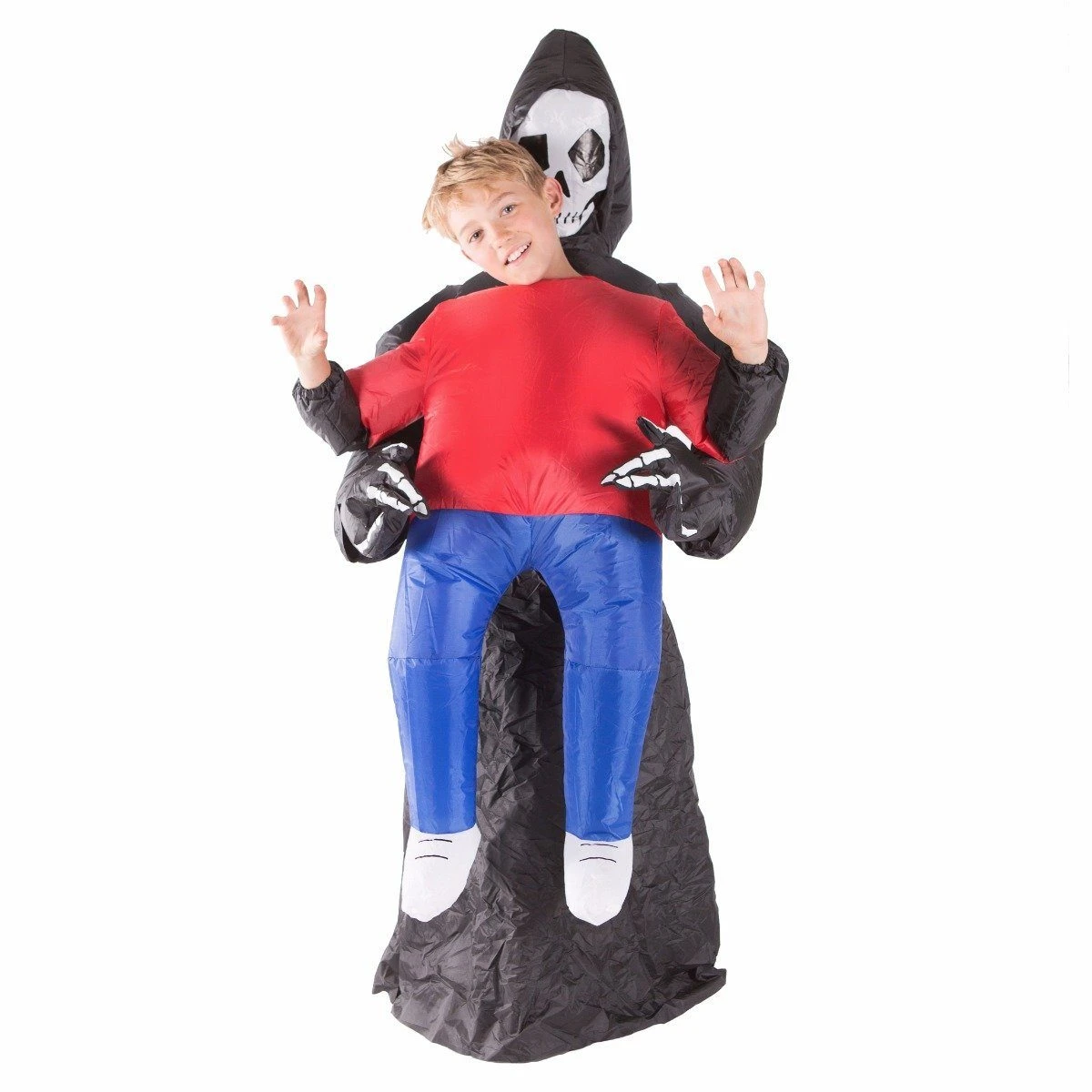 Kids Inflatable Lift You Up Grim Reaper Costume 2 Kids Inflatable Lift You Up Grim Reaper Costume - Image 2